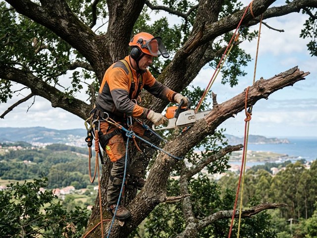 Poda en altura en A Coruña